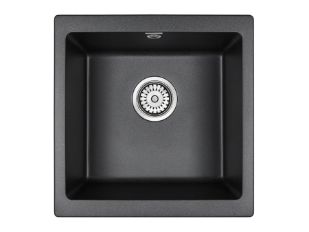 Кухонная мойка Paulmark GERA 50 PM104546-BL 45х45 цвет черный